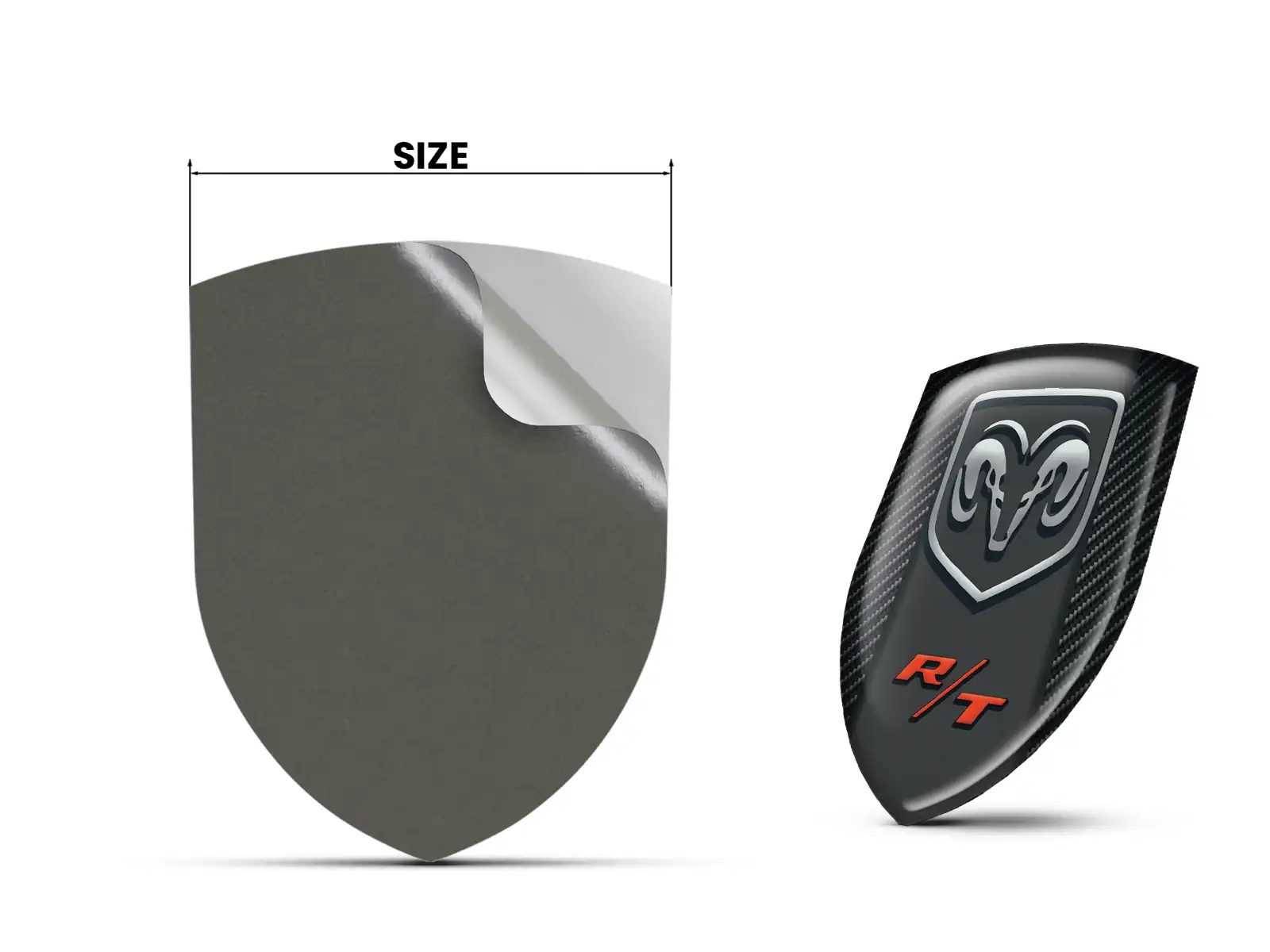 Dodge Self Adhesive Label Durable Universal High Quality